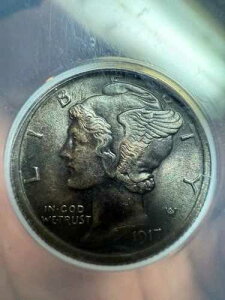 1917�N 10�Z���g �}�[�L�����[�_�C�� - NGC MS 64 FB Fsb �^�[�~�i�� �g�i�[�g�[�� ���� WOW