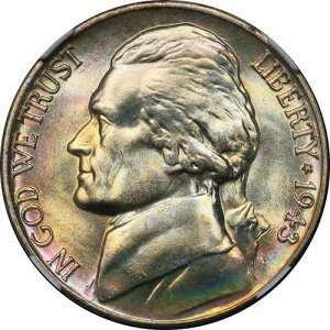 1943�N D �W�F�t�@�[�\���j�b�P�� NGC MS67+ FS�i�t���X�e�b�v�j�g�[��