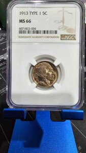 1913�N �o�b�t�@���[�j�b�P�� �^�C�v1 NGC MS66 ���i�� ���N�x �����X�^�[�g��
