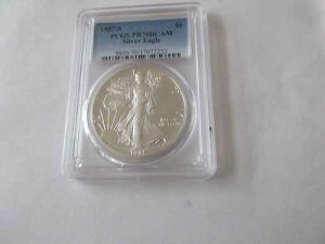 1987-S PCGS 1�h�� �V���o�[�C�[�O�� P70DCAM