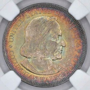 1893�N 50�Z���g �R�����r�A�L�O�n�[�t�h�� NGC MS64 - ���������C���{�[�g�[��
