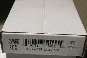2022 P D S Dr Sally Ride �A�����J���E�B�����Y 3���[���Z�b�g 22WRD ���J����