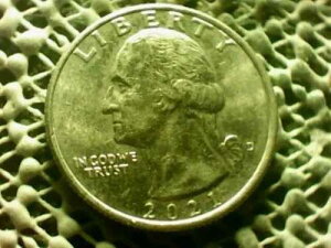 2021 D Crossing The Delaware�uIN COD WE TRUST�v�����t�G���[�i�󏭃R�C���j