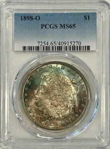 1898-O �����K���E�_���[ PCGS MS65 �W�F�� BU ���C���{�[�g�[�� ���X�^�[�g�[�� �R�C��