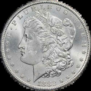 1882-CC GSA �����K����� NGC MS63 �u���X�g�z���C�g �O���[�g�A�C�A�s�[��