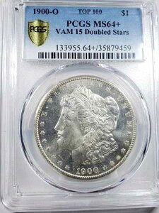 1900 O �����K����� PCGS MS 64+ VAM 15 �_�u���X�^�[�v���X�O���[�h �g�D���[�r���[