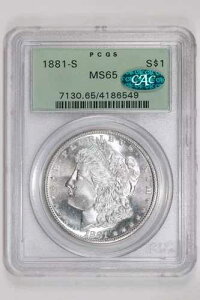 1881-S ���[�K���E�_���[ PCGS MS65 CAC OGH - ���ɏ�ԗǍD�I������Y��I