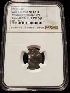 20XX�N 10�Z���g�d�� �I�t�Z���^�[���� 45%�X�g���[�g�N���b�v �~���g�G���[ NGC MS67 FT (Z-0022)