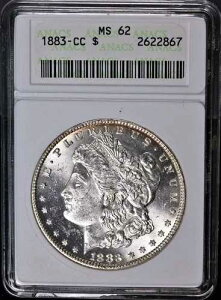 1883-CC �����K����� ANACS MS62 �������O�ςƔ���������