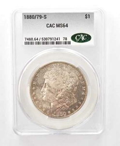 1880/79-S �����K����� MS64 CAC CACg �������F�� *6600