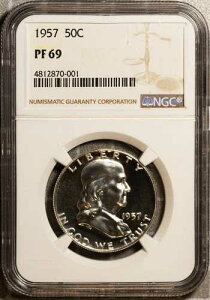 1957�N 50�Z���g��� �t�����N�����n�[�t�h�� PR 69 NGC # 4812870-001 + �{�[�i�X