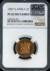 1987�N ��A�t���J 2�Z���g 2C NGC PF65 RD �J���I �v���[�t�i��
