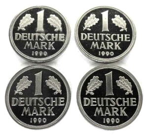 �h�C�c 4 x 1 �}�[�N 1990 D-F-G-J �v���[�t KM#110 ���荢��Ȋ󏭃R�C���BBB10