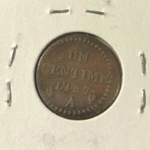 L'AN 7A (1798-99) �t�����X 1 �T���^�C�� �R�C�� - KM#646 - �f���炵���ڍ� - (INV#1462)