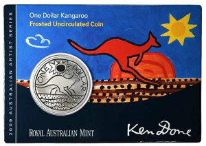 �I�[�X�g�����A 1 �h�� 2009 ����� UNC 'Kangaroo - Ken Done' C-Ni �^�C�v