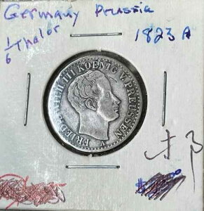 1823�N �h�C�c �v���C�Z�� 1/6�^�[���[��� ���z