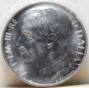 �C�^���A�A1920-R 50 Centesimi�AKM61.1�A4 Lions�AUNC+�A5-22* ����