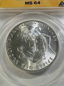 1972-D �h�C�c 10 �}�[�N�X �I�����s�b�N�I��L�O�i ANACS �ɂ�� MS 64 �O���[�h