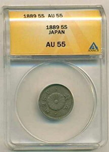 ���{ �������� 1889 5 �K AU55 ANACS