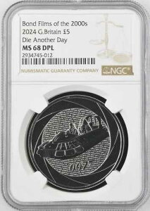 2024�N �C�M���X 5�|���h �W�F�[���Y�E�{���h �_�C�E�A�i�U�[�E�f�C NGC MS 68 DPL
