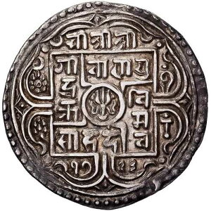 [#137387] �l�p�[���AGirvan Yuddha Vikrama�A1 ���n�[���A1723 (1801)�A�V���o�[�AEF (40-45)�A-