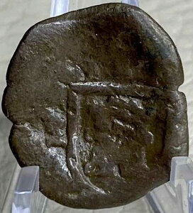 1680�N �C������ �X�y�C���鍑 �R�C�� 344�N�O 2 Maravedis �{��