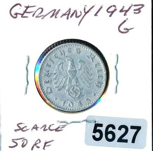 �h�C�c - 1943-G - 50 PF. - �i�`�X - �X���b�`�J�^ - #5627 - �d�v���t