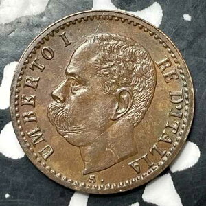 1895�N �C�^���A 1 Centesimo ���b�g�ԍ� E7153 ���i��! ������!
