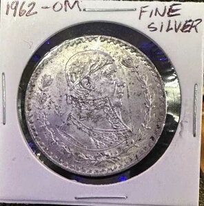 1962 ���L�V�R��h�� - (Estados Unidos Mexicanos-Uno Peso 1962)