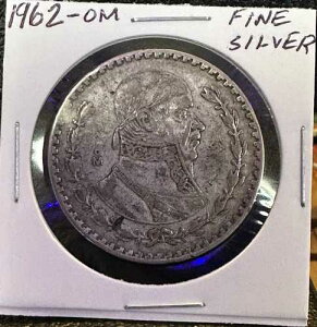 1962 ���L�V�R��h�� - (Estados Unidos Mexicanos-Uno Peso 1962)
