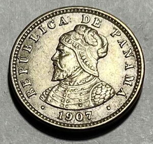 �p�i�} - 1/2 - Medio Centesimo de Balboa - 1907 - Km-6 - �����ʏ��^�R�C��!-