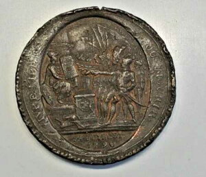 Monneron Of 5 Sols Table de La Law 1792 �T�C�V�[��