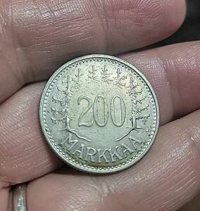 �V���o�[ �t�B�������h 100 �}�[�N�A1960 SUOMEN TASAVALTA 100 MARKKAA PetetheGreek 110 Wa