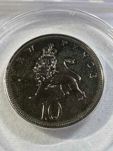 1977�N �C�M���X 10�y���X �v���[�t ANACS �ɂ�� PR 65 �O���[�h