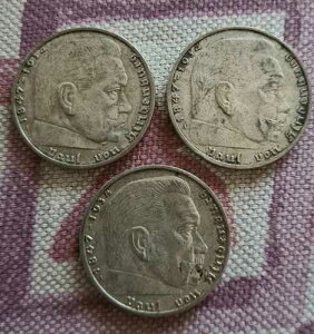 3���Z�b�g �V���o�[ ��O�鍑 �h�C�c WW2 �R�C�� 2 ���C�q�X�}���N 1937��38��39 A �x������