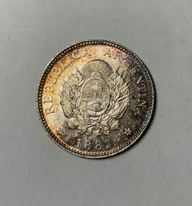 �A���[���`�� 1882�N ��� 20�Z���^�{ KM # 27 �قƂ�ǂ��u���X�g�z���C�g�A�ꕔ�ɐF����