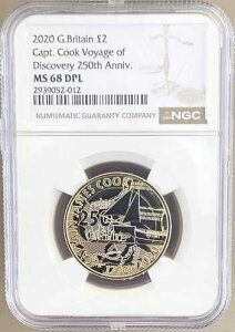 2020�N �C�M���X 2�|���h �L���v�e���E�W�F�[���Y�E�N�b�N �q�C NGC MS68 DPL