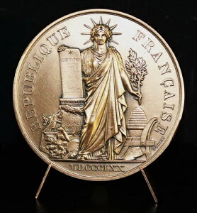 Ap Oudin? La R?publique �̃��_���A1870 III?m? 3 Libert? France Allegory-