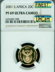 2001�N ��A�t���J 20�Z���g NGC PF69 MAC UHCam �ō��� �X�|�b�g���X 3,678�� ���s *