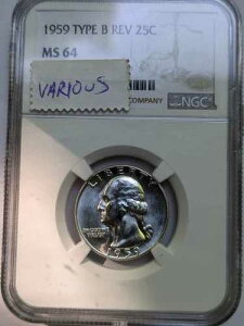 1959�N�uFS-901�v���V���g���N�H�[�^�[ NGC MS64�u�^�C�vB ���ʁv������ǂ�