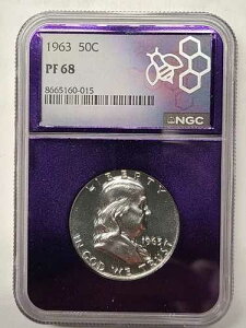1963�N 50�Z���g �t�����N���� NGC PF 68 �v���[�t �V���o�[ �n�[�t�h�� 50�Z���g ������ ?? ??