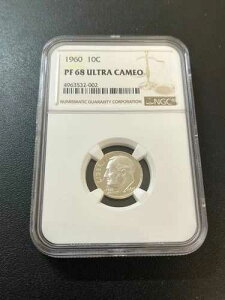 1960�N �v���[�t ���[�Y�x���g �_�C�� NGC PR-68 DCAM - �V���o�[ �v���[�t - �F��X���u - 10�Z���g