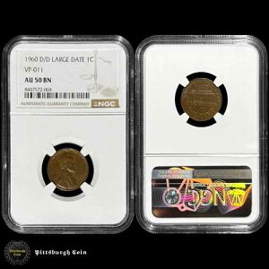 1960-D 1C �����J�[���L�O�Z���g RPM VP-011 ���[�W�f�C�g �o���G�e�B NGC AU50 BN