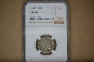 1926-S �o�b�t�@���[�j�b�P�� - NGC VG-10�B�󏭂ȔN��B