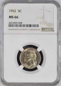 1952�N 5C �W�F�t�@�[�\���j�b�P�� NGC MS66 4474309-008