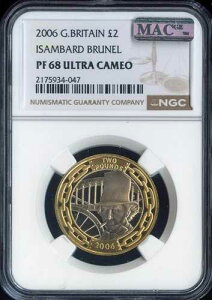 2006�N �C�M���X 2�|���h �C�U���o�[�h �u���l�� NGC PF68 �E���g�� �J���I MAC �X�|�b�g���X�B