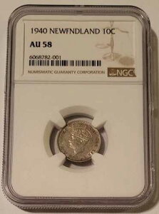 �J�i�_ �j���[�t�@���h�����h �W���[�W6�� 1940�N 10�Z���g��� AU58 NGC �Z�~�L�[�f�[�g