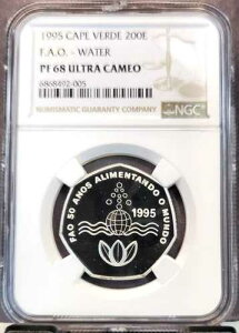 1995 �J�[�{�x���f �V���o�[ 200 �G�X�N�[�h F.A.O. �E�H�[�^�[ NGC PF 68 �E���g�� �J���I ���A