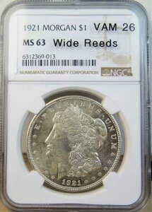 1921�N �����K���E�_���[ NGC MS63 *VAM 28 ���C�h���[�f�B���O TOP100* BR