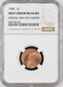 198X �����J�[�� �Z���g �~���g �G���[ 20% �I�t �Z���^�[ NGC �F�� MS64 - �n�C�O���[�h